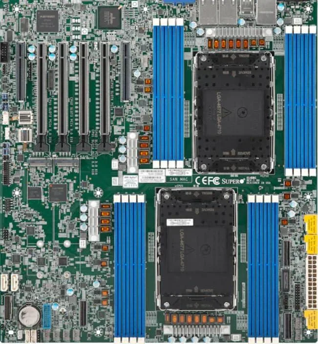 Supermicro Supermicro MBD-X14DBI-T-B Intel motherboard dual LGA-4710 Xeon 6700/6500 4TB DDR5 — photo du produit