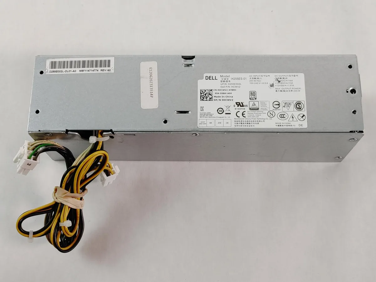 DELL DELL HCWV2 Optiplex 9020 255W power supply — product photo