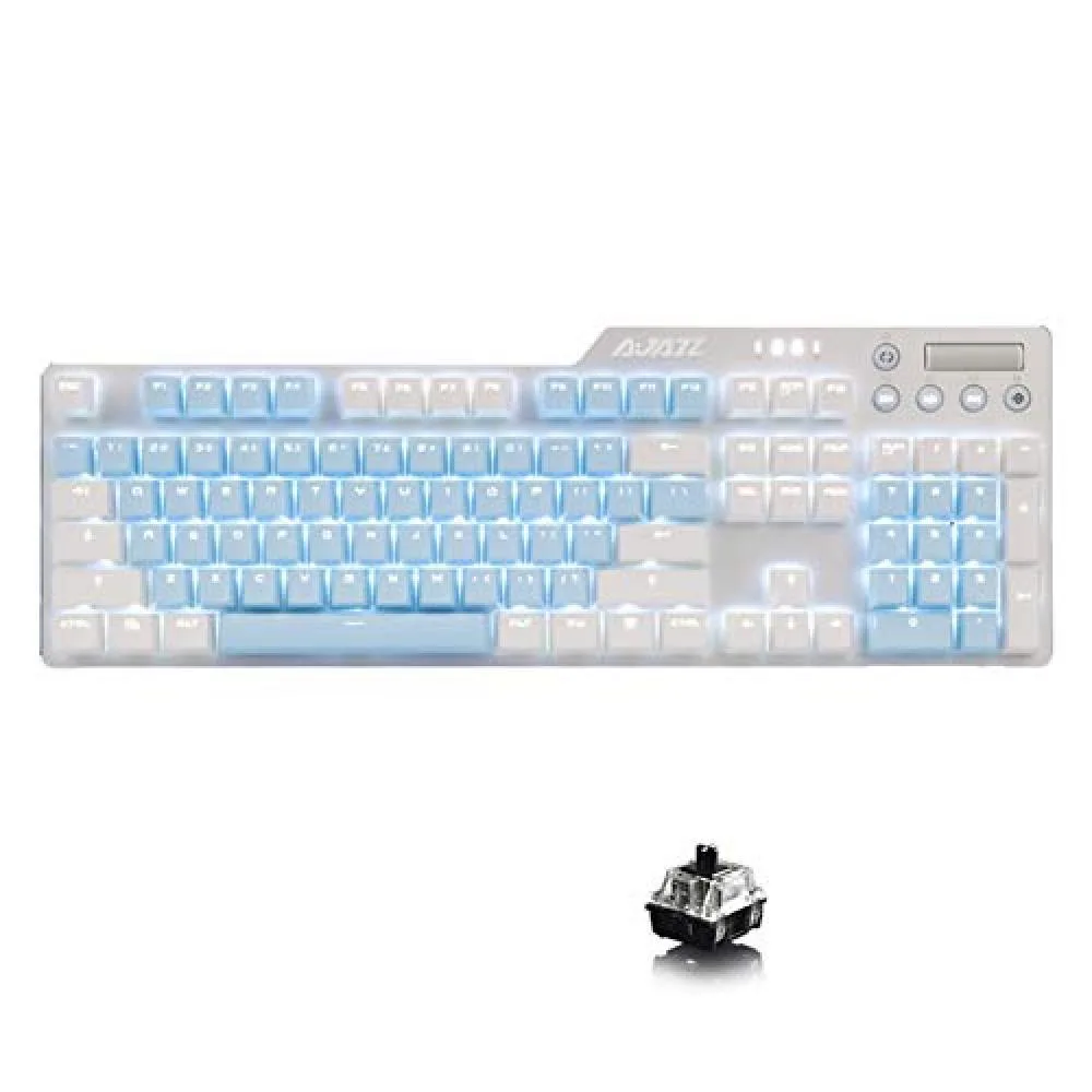 A-jazz A-jazz AK35i gaming mouse 104 keys White & Sky Blue-Black — fotografia produktu