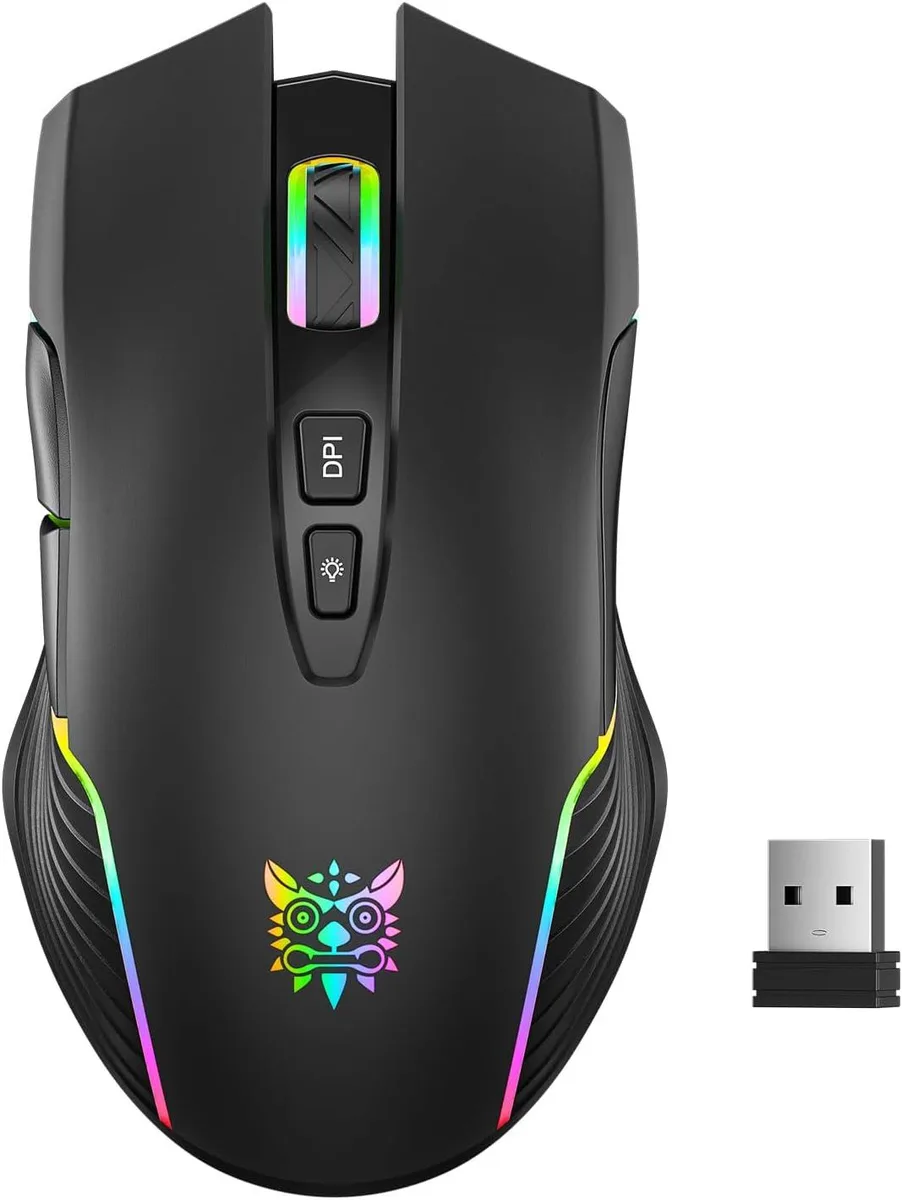 IHDAPP IHDAPP CW905 2.4 GHz Wireless Gaming Mouse 3600 DPI 7 Buttons Black — zdjęcie produktu