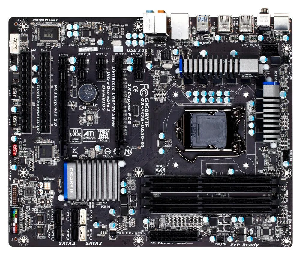 GIGABYTE GIGABYTE GA-P67A-UD3R-B3 Intel motherboard — photo du produit