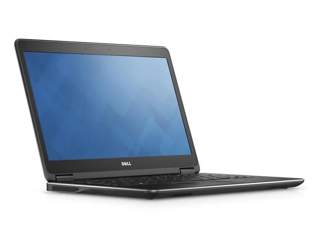 Silver 14 inch business laptop closed lid matte finish