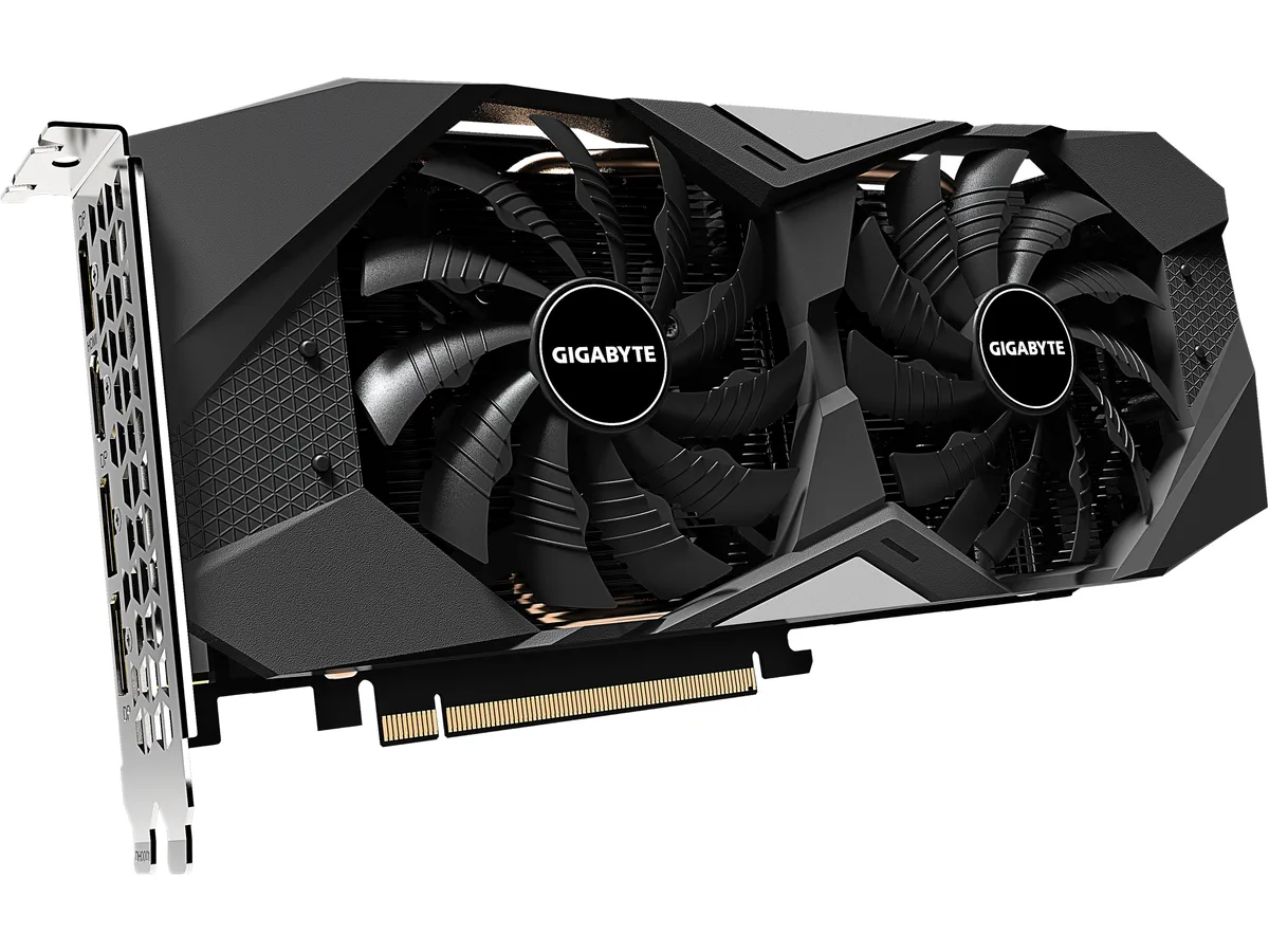 GIGABYTE RTX 2060 SUPER graphics card with dual-fan WINDFORCE cooler and metal backplate