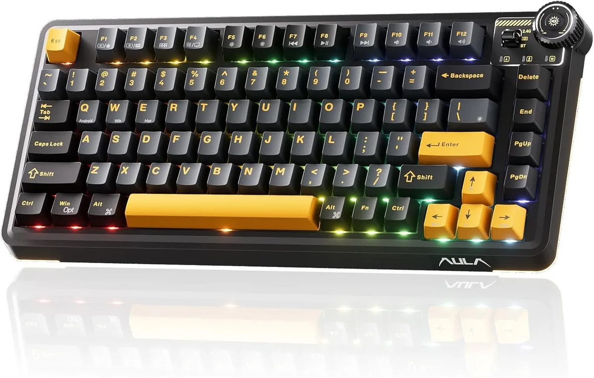 TUKO TUKO AU75 75% Hot-Swappable Mechanical Gaming Keyboard — produktbild