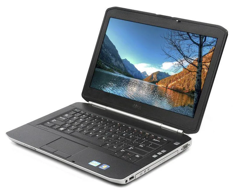 Silver Dell Latitude E5420 clamshell laptop closed view