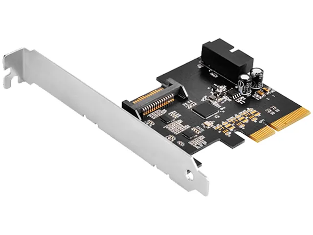 Silverstone Silverstone SST-ECU04-E expansion card PCI-E 2.0 x2 10Gbps 2 x 19pin USB 3.1 — produktfoto