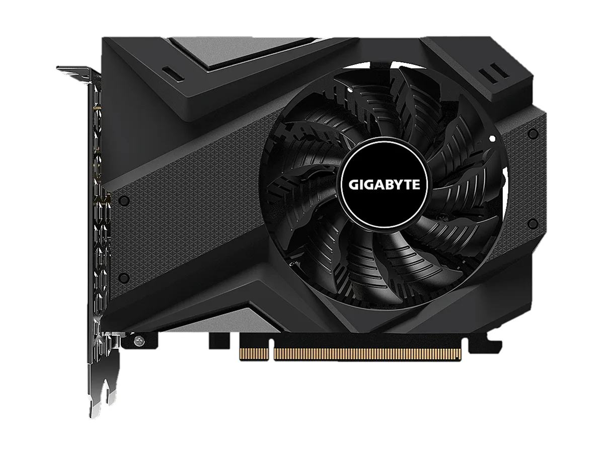 GIGABYTE GIGABYTE GV-N1656OC-4GD GeForce GTX 1650 4GB GDDR6 graphics card — product photo