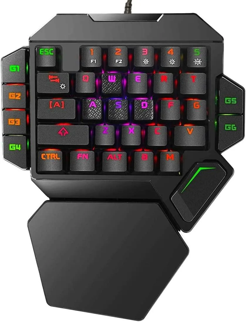 Mickey Technology Mickey Technology One Handed Mechanical Gaming Keyboard 35 Keys USB Wired — toote foto