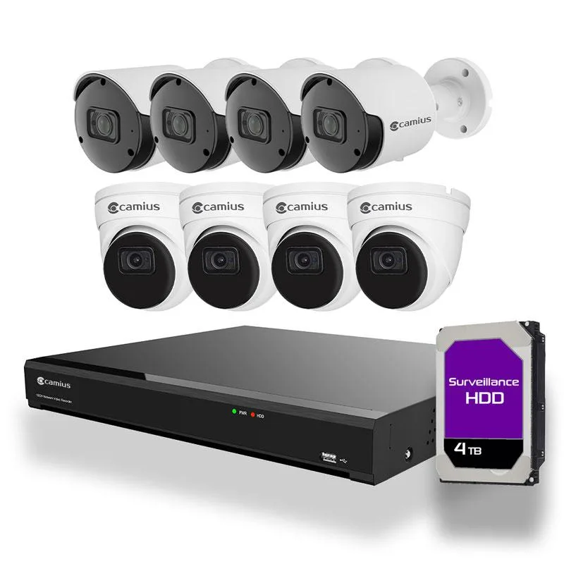 Camius Camius 16PR3204B4I5-4T 16 Channel 4K NVR Kit 4TB HDD 8 2K Cameras — product photo