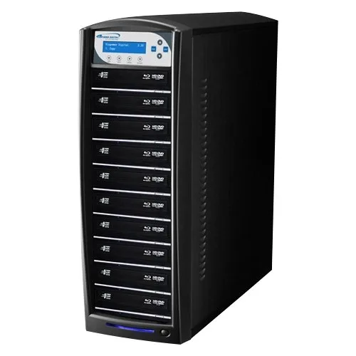 VinPower VinPower SharkNet-10T-BD-BK 10-target Blu-ray DVD CD duplicator 500GB HDD USB 3.0 — produktfoto