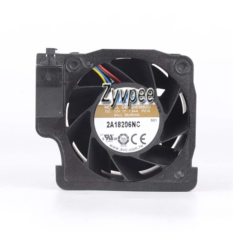 Zyvpee Zyvpee DBPG0638B2U 6038 12V 1.94A 4 Wires Thinksystem SR590 01KR062 case fan — ürün fotoğrafı