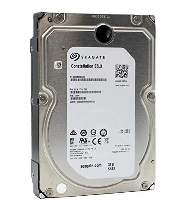Seagate Seagate Constellation ES.3 ST3000NM0033 3TB 7.2K RPM 128MB Cache 3.5" SATA 6Gb/s internal hard drive — foto del producto