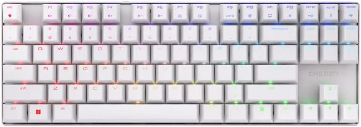 Cherry Cherry MX 8.2 TKL Wireless Gaming Keyboard White MX Brown Switch 87 Keys — product photo