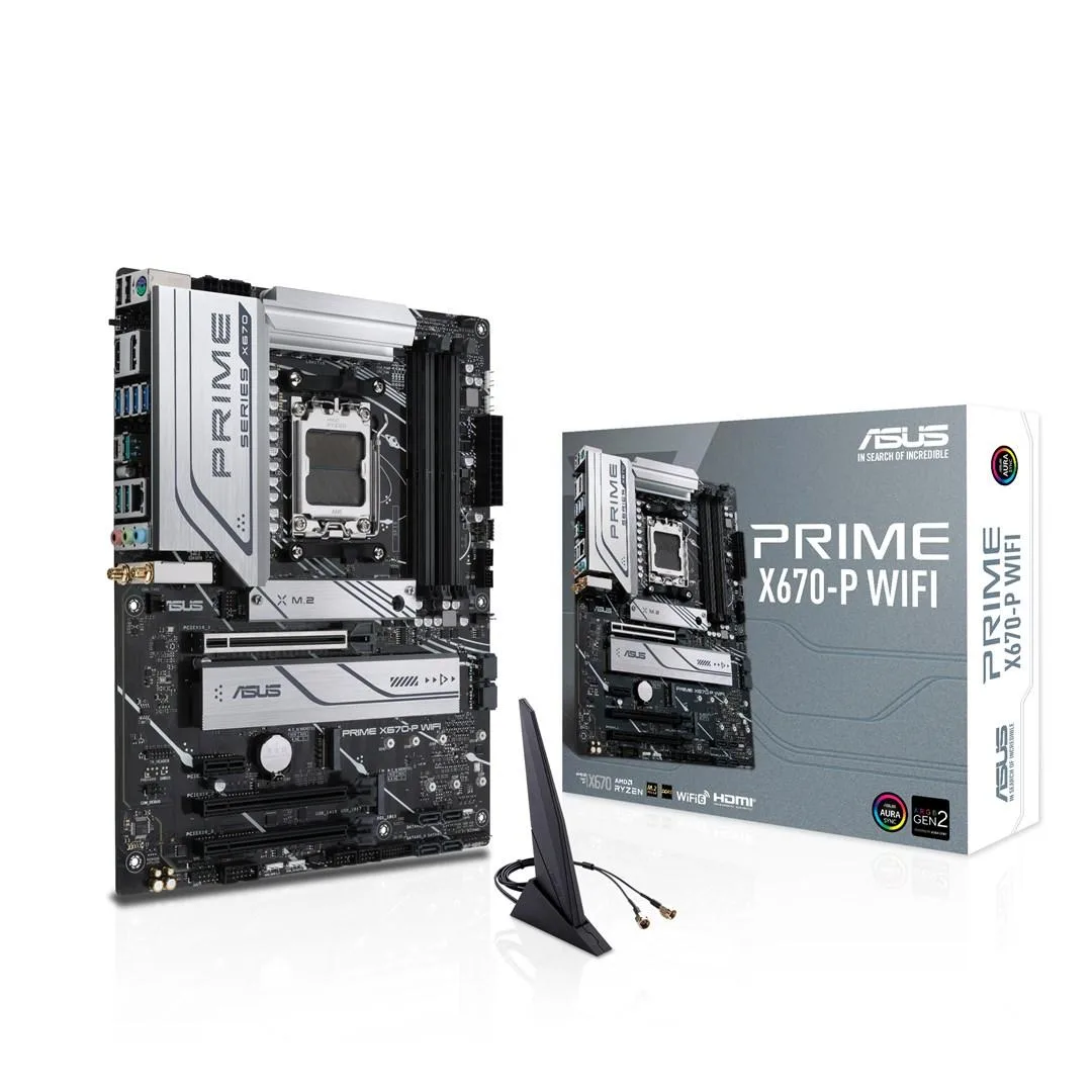 ASUS ASUS PRIME X670-P WIFI DDR5 AMD motherboard — product photo