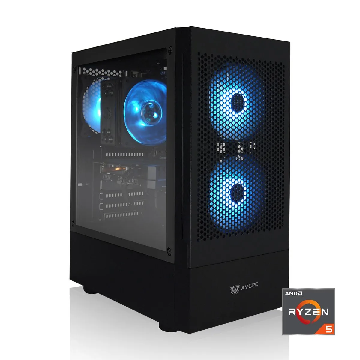 AVGPC AVGPC AV-MAX-55-5060-16-B gaming PC Ryzen 5 5500 RTX 5060 16GB DDR4 1TB — product photo