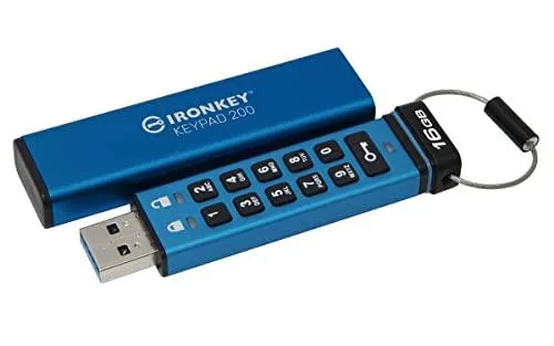 Kingston Technology Corp. Kingston IronKey Keypad 200 16GB USB flash drive — תמונת המוצר