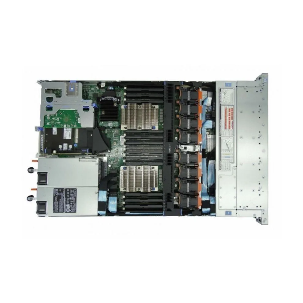 Silver rack server 1U 10 drive bays 2x Xeon 4110 256GB DDR4 no drives