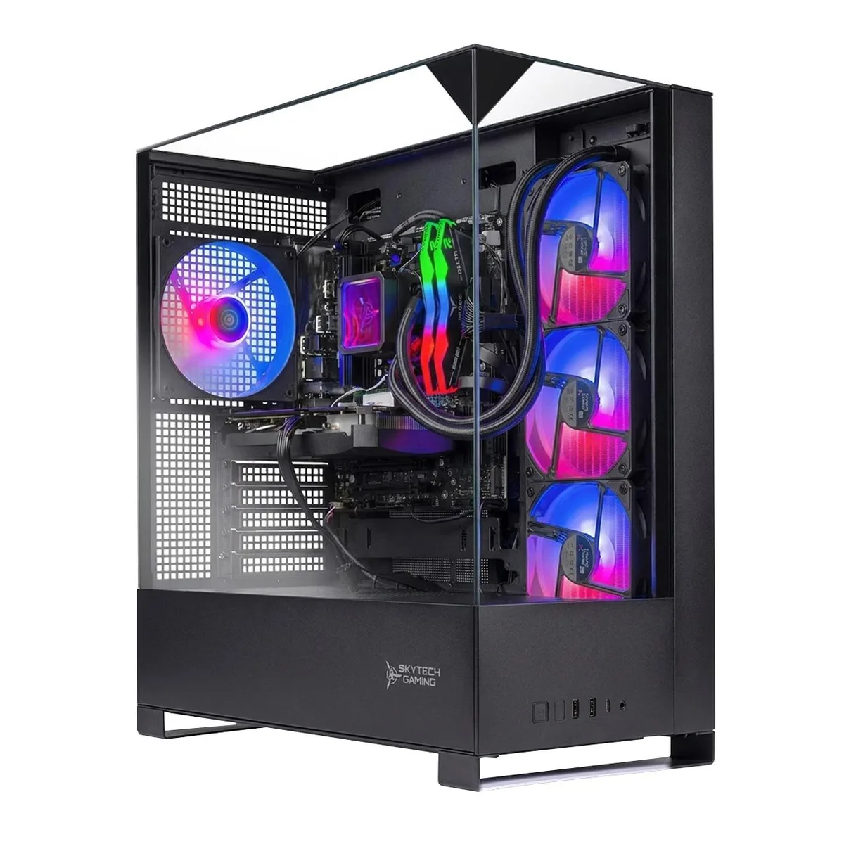 Skytech Skytech Shadow 5 Ryzen 7 9800X3D RTX 5070 32GB DDR5 1TB NVMe gaming PC — product photo