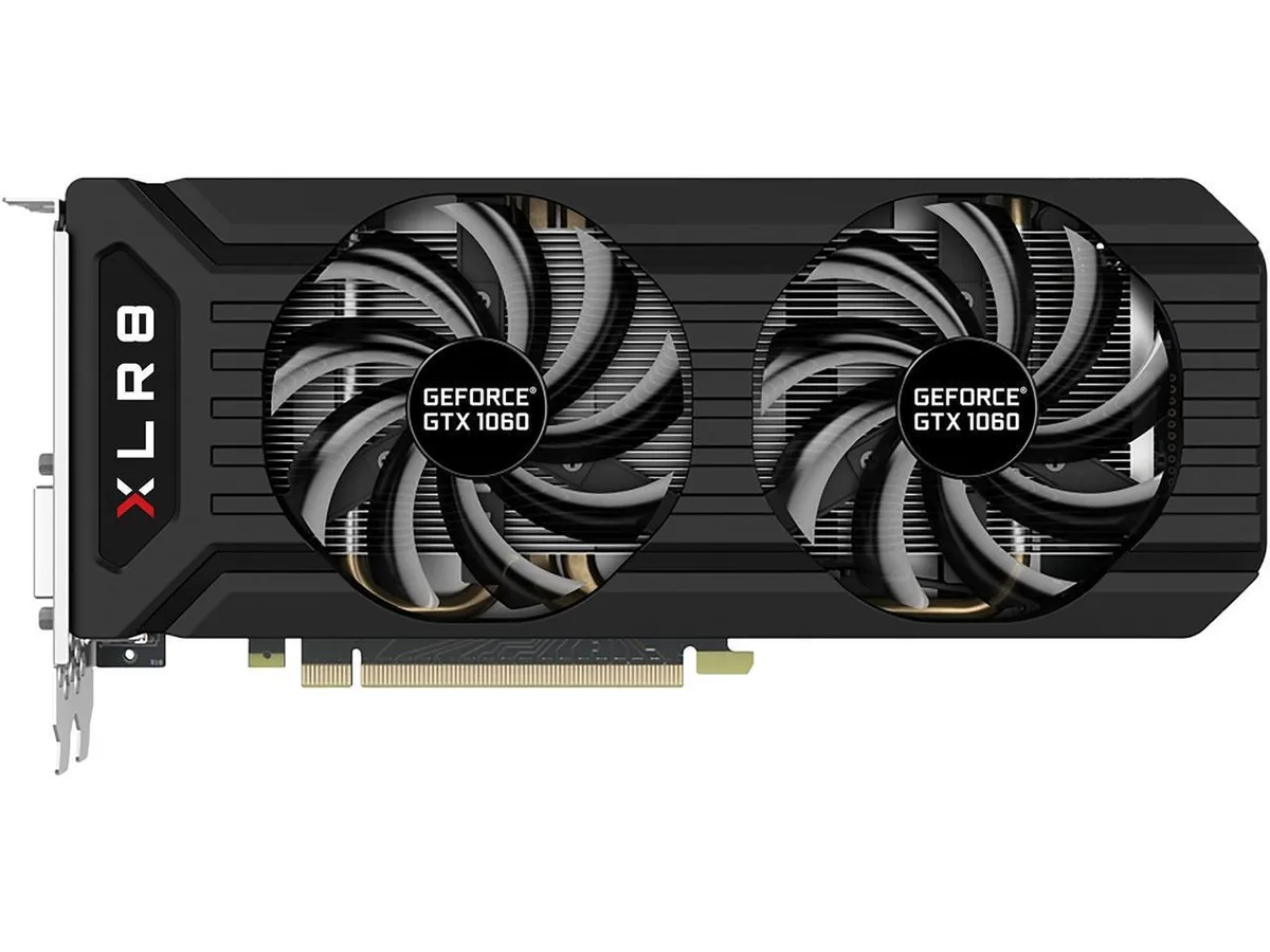 PNY Technologies, Inc. PNY GeForce GTX 1060 6GB OC Dual-Fan graphics card — product photo