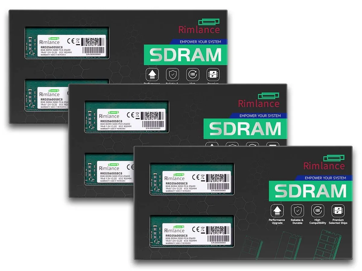 RIMLANCE RIMLANCE 48GB (6x8GB) DDR4 3200MHz ECC Registered RDIMM Server RAM — product photo