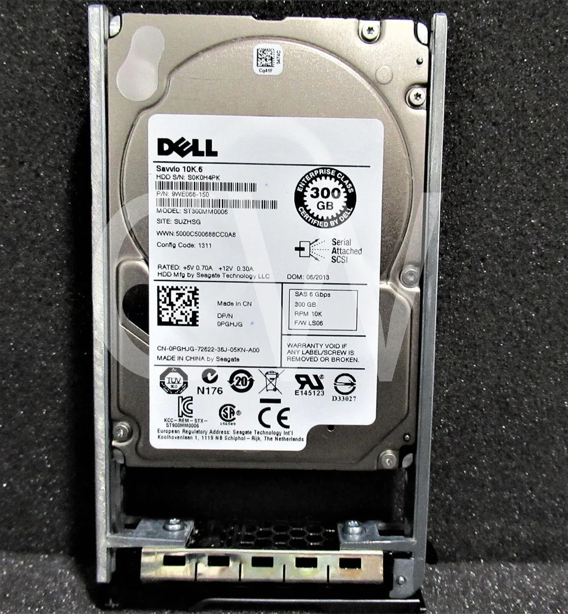 DELL DELL SAVVIO ST300MM0006 300GB 10000RPM 6Gbps 2.5" SAS internal hard drive — 商品写真