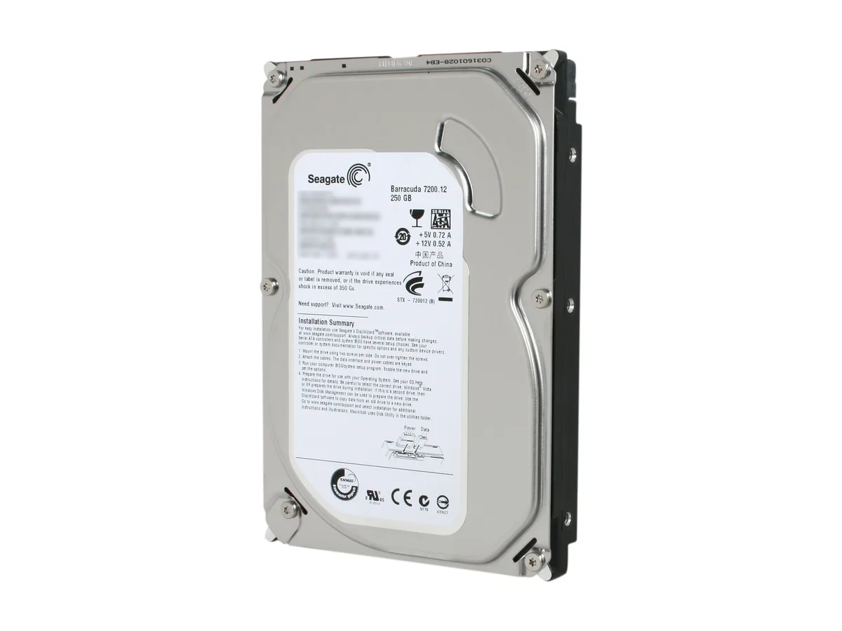 Seagate Seagate ST3250318AS 250GB 7200 RPM 8MB Cache SATA 3.0Gb/s 3.5" Internal Hard Drive — product photo