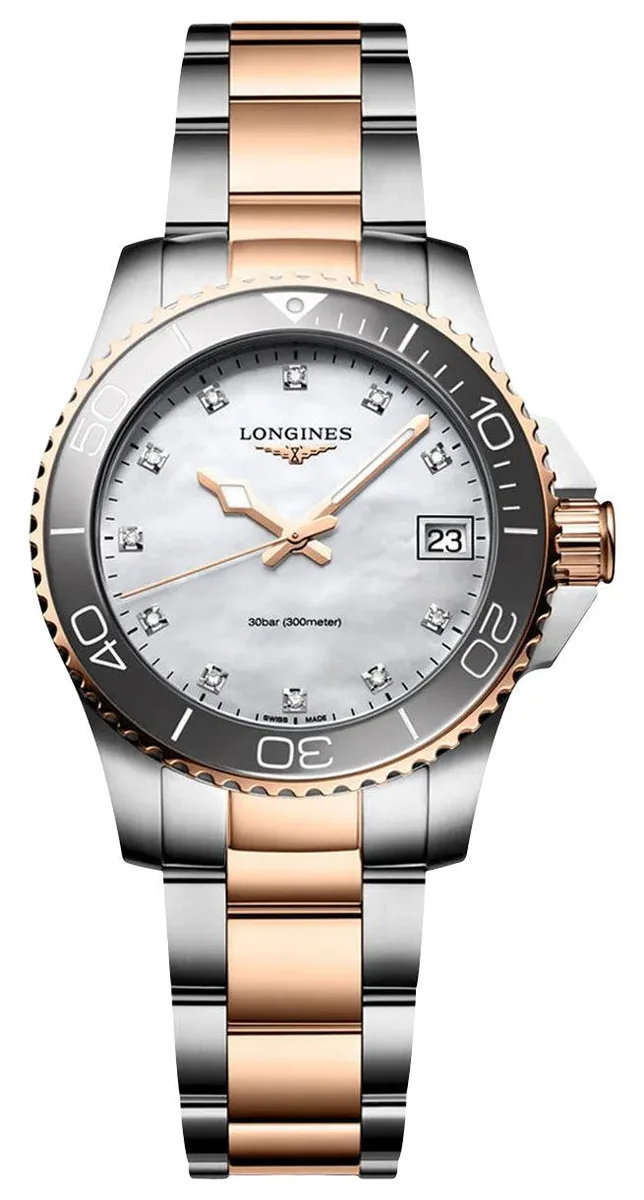 Longines Longines HydroConquest 32 mm Mother-of-Pearl Diamond Dial L3.370.3.89.6 — product photo