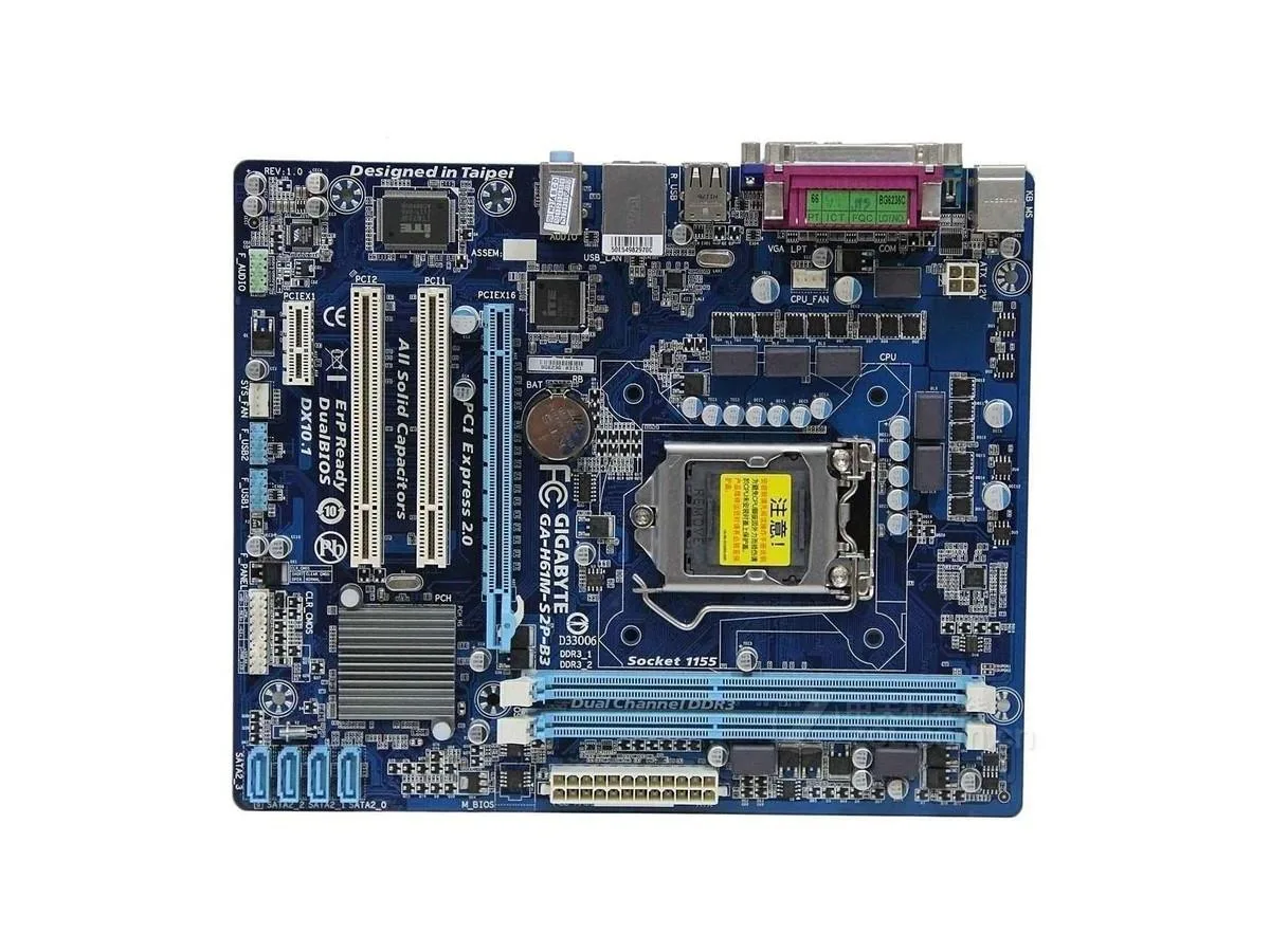 GIGABYTE GIGABYTE GA-H61M-S2P-B3 rev.1.0 Intel motherboard — product photo
