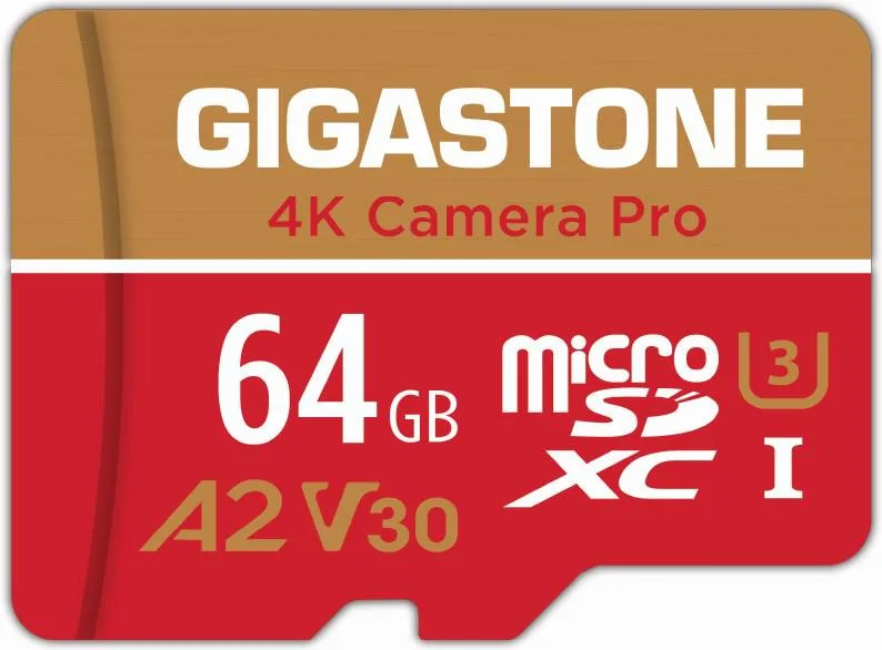Gigastone Corporation Gigastone Corporation 64GB Micro SD Card Camera Pro 64-4-1 — Produktfoto