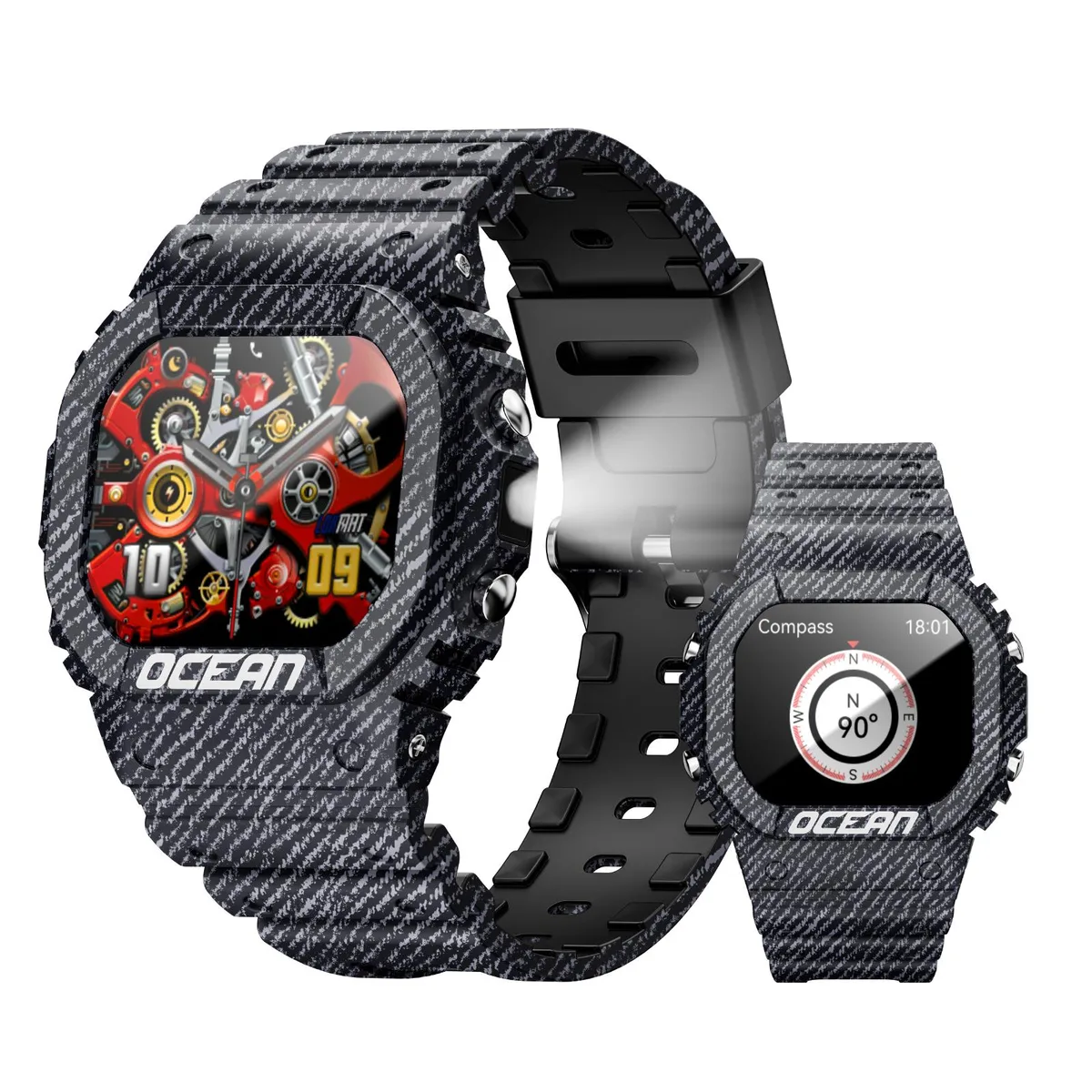 LOKMAT LOKMAT OCEAN GT Smartwatch 1.75" IP68 Bluetooth 5.2 Blue — photo du produit