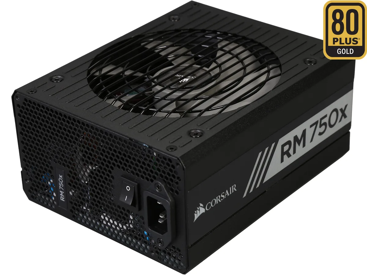 Corsair Corsair RM750X CP-9020092-NA 750W power supply — product photo