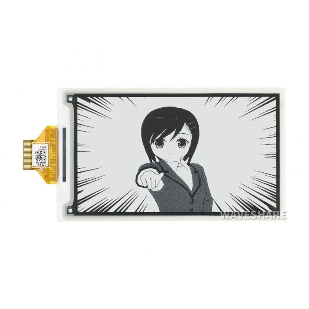 LORDWORLD LORDWORLD 3.7inch E-Paper Raw Display 480×280 SPI Without PCB — foto produk