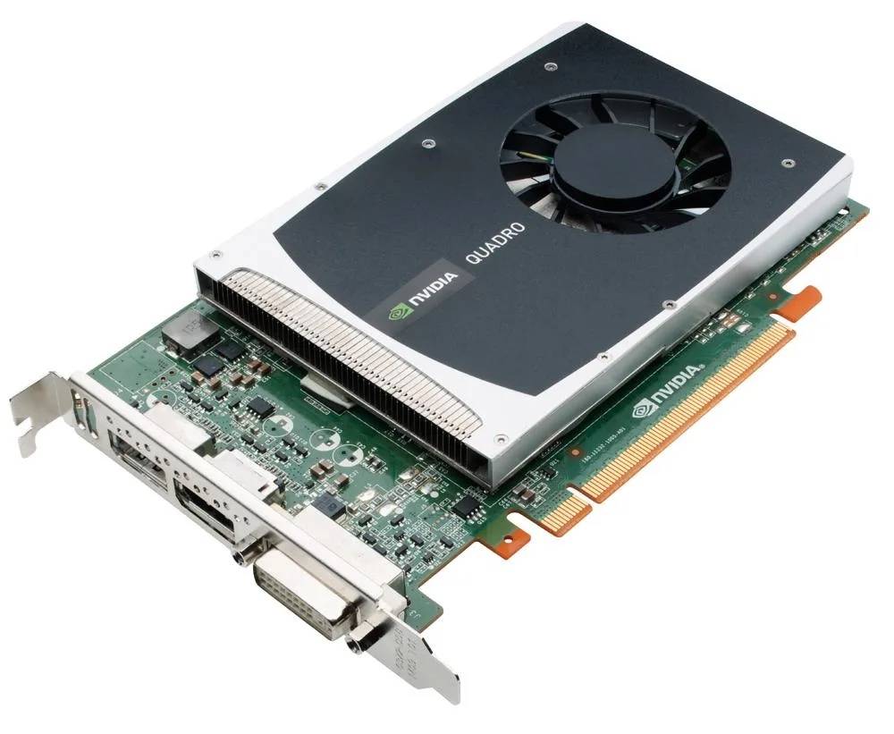 NVIDIA NVIDIA Quadro 2000 1GB GDDR3 128-bit workstation graphics card — photo du produit