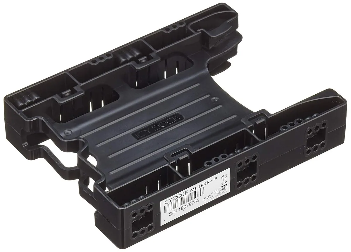 LORDWORLD LORDWORLD IcyDock MB290SP-B Dual Mounting Frame Black with Cable — product photo