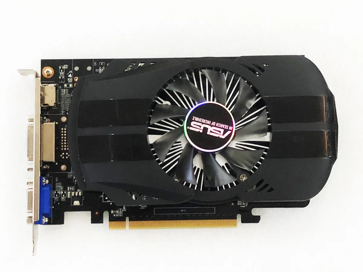 ASUS ASUS GeForce GTX 750 Ti OC 2GB GDDR5 graphics card — product photo
