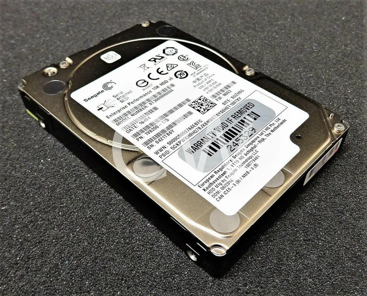 Silver 2.5 inch SAS hard drive bare unit