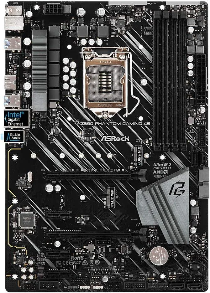 ASRock ASRock Z390 Phantom Gaming 4S Intel motherboard — produktbild