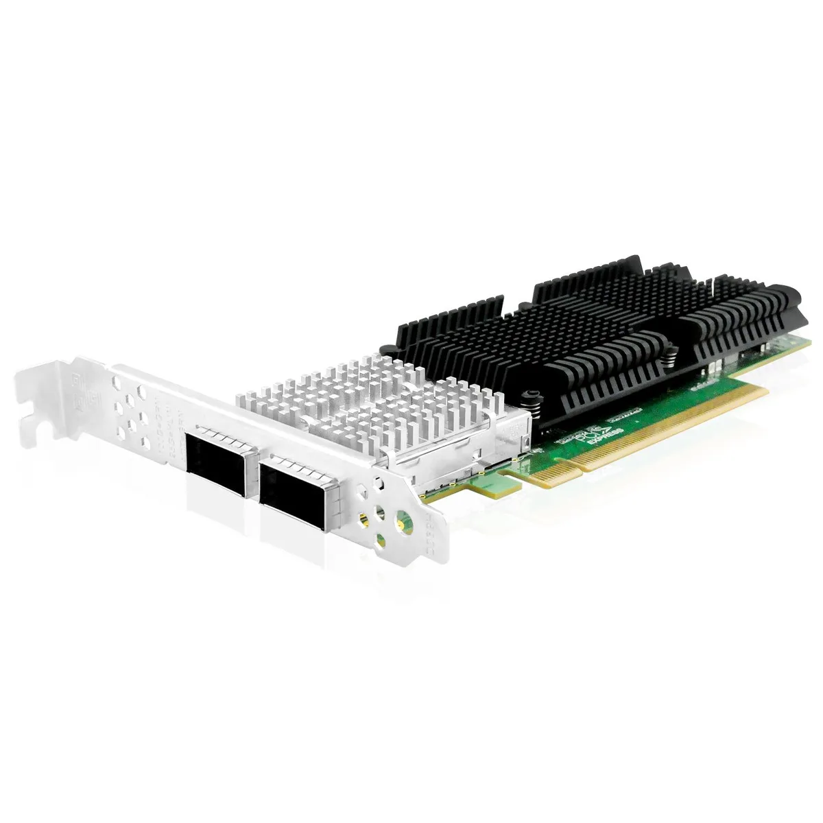 LR-LINK LR-LINK Dual-port 100G QSFP28 Network Card Intel E810 — 제품 사진