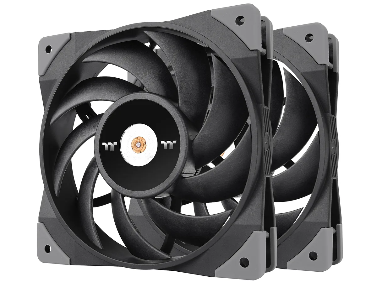 Thermaltake Thermaltake CL-F085-PL14BL-A ToughFan 14 140mm case fan 2-pack 500-2000 RPM — ürün fotoğrafı