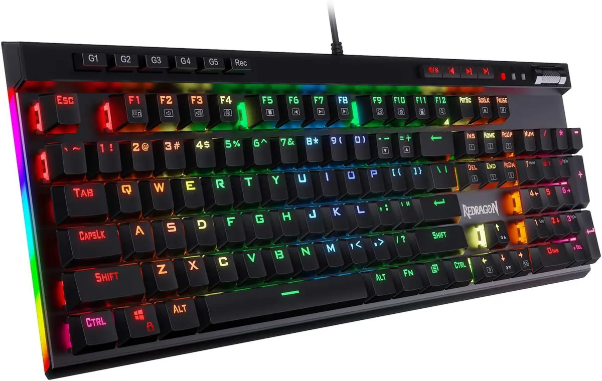 Redragon Redragon K580 VATA Mechanical Gaming Keyboard Blue Switches — fotografia produktu