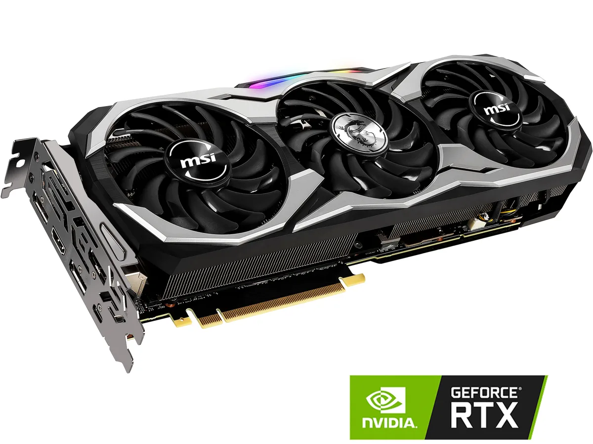 MSI MSI RTX2080Ti DUKE 11GOC graphics card — photo du produit