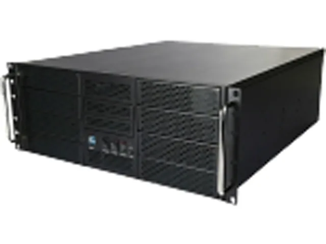 Athena Power Athena Power RM-4UWIN5258G 4U server chassis 8x 5.25" bay 8 slot 2x USB 3.0 — productfoto