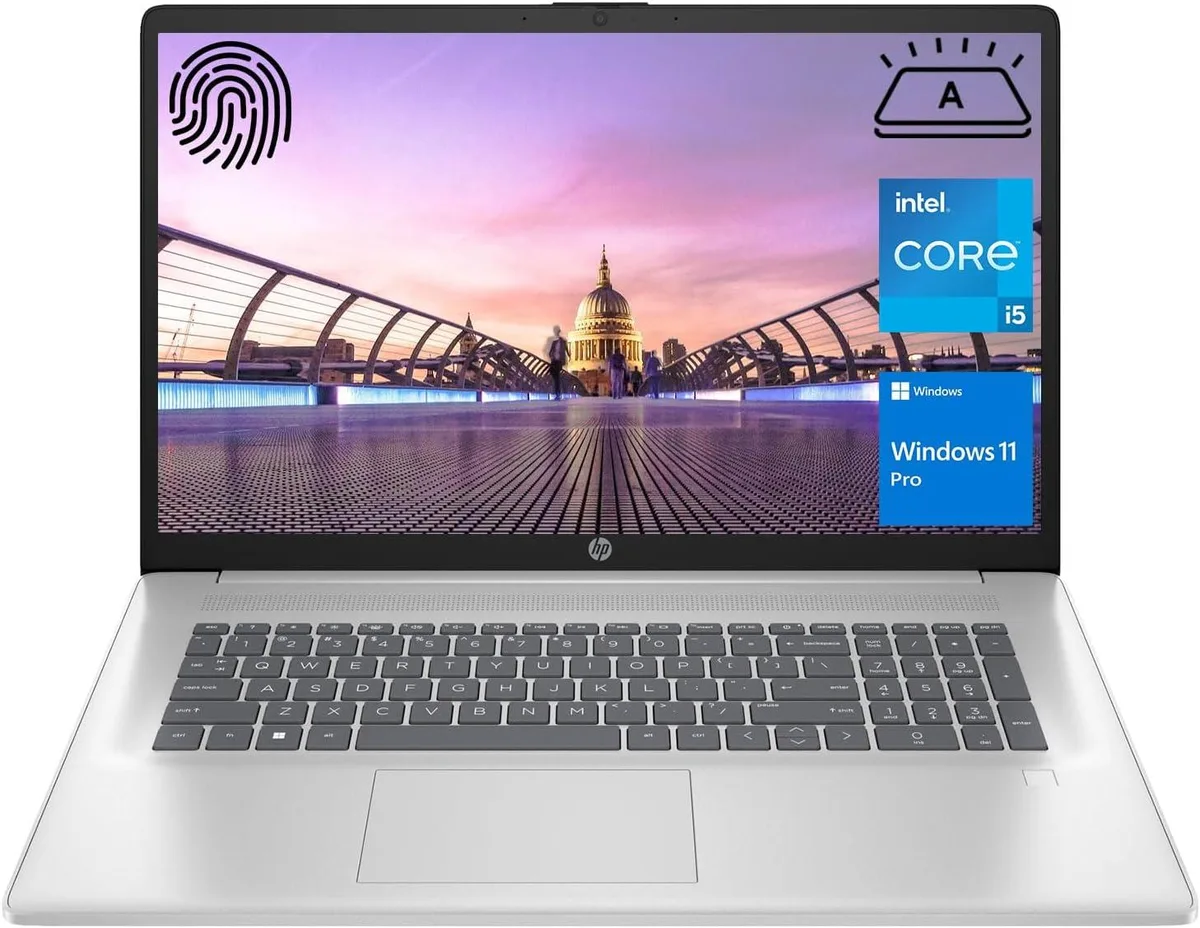 HP HP 17 laptop, Core i5-1334U, 16GB DDR4, 2TB PCIe SSD, 17.3" FHD, Windows 11 — product photo