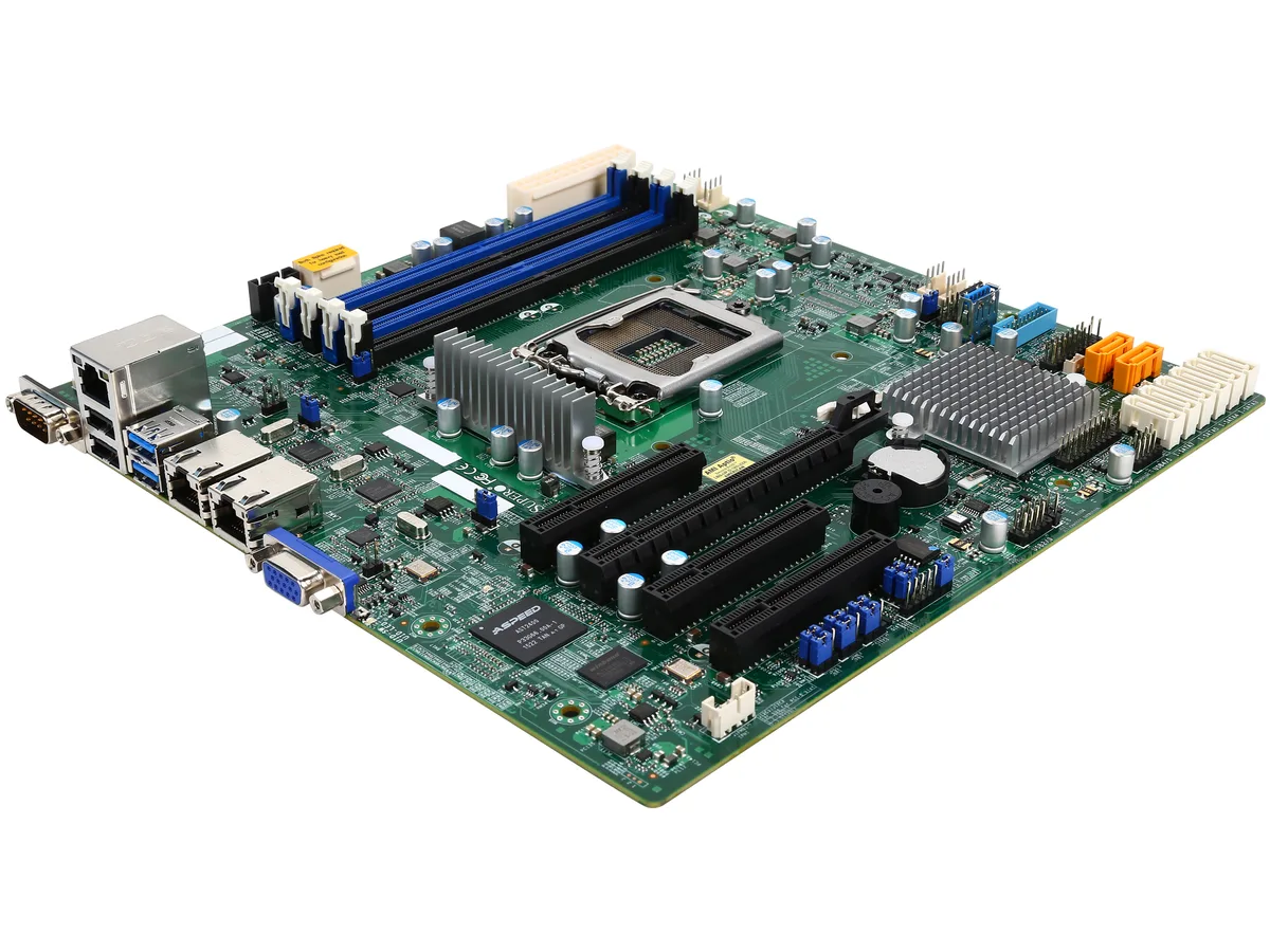 Supermicro Supermicro MBD-X11SSM-F-O Micro ATX server motherboard LGA 1151 64GB DDR4 — produktfoto