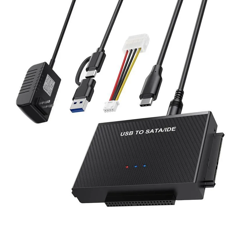 WRIARICH WRIARICH E19 USB C to IDE SATA Hard Drive Adapter 2.5 3.5 12V 2A — 제품 사진