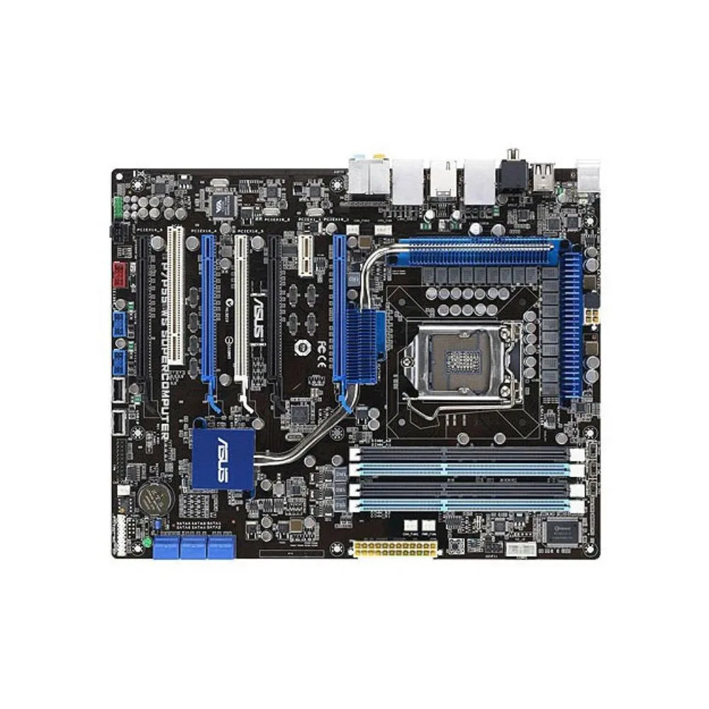 ASUS ASUS P7P55 WS Supercomputer Intel motherboard — preces foto