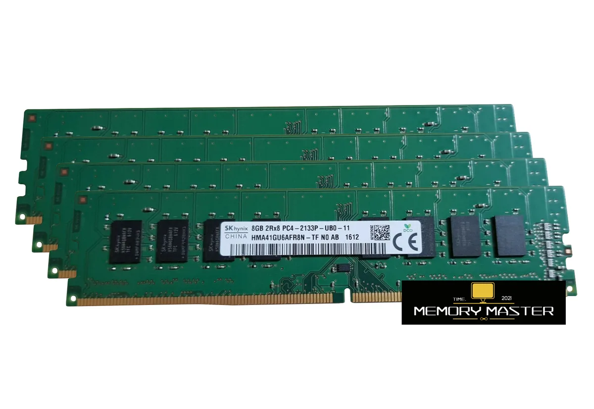 SK hynix SK hynix HMA41GU6AFR8N-TF 32GB (4x8GB) DDR4-2133 CL15 1.20V desktop RAM — product photo