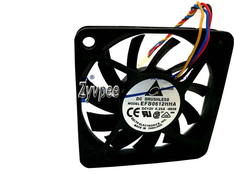 Zyvpee Zyvpee EFB0612HHA 60mm 10mm PWM case fan — 제품 사진