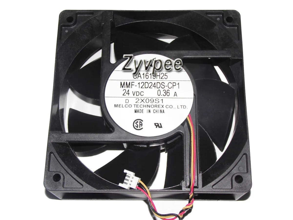 SunnyStar Co., Ltd SunnyStar Co., Ltd MMF-12D24DS-CP1 CA1619H25 24V 0.36A 120mm 38mm 3-pin case fan — 제품 사진