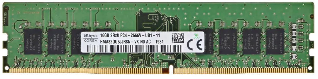SK hynix SK hynix HMA82GU6JJR8N-VK 16GB DDR4-2666 CL19 1.2V UDIMM desktop RAM — product photo